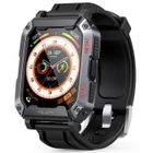 EKASN Montre Connectée Sport 2.02 pouces Etanche 3ATM Grand Ecran Smartwatch Intelligent Femmes Hommes Moniteur de Sommeil -Noir