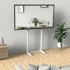 UNHO Support TV sur Pied Blanc Pied TV Universel 32-65 Pouces Meuble Télé Pour LCD LED Plasma Hauteur Réglable VESA 600x400mm