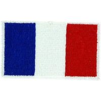 Patch ecusson thermocollant drapeau france 2x3cm