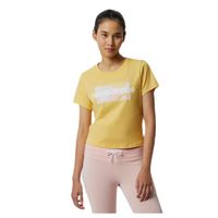 T-shirt NEW BALANCE Essentials Jaune - Femme/Adulte