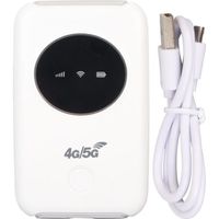 Tbest WiFi portable 4G LTE Modem WiFi USB 4G LTE, Routeur 4G WiFi 5G débloqué avec Emplacement pour Carte SIM, informatique boite