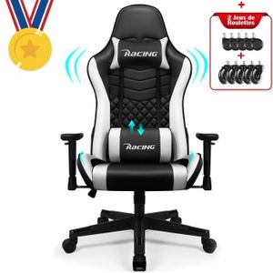 SIÈGE GAMING Chaise Gaming-Charge 150kg-Fauteuil Bureau Ergonom