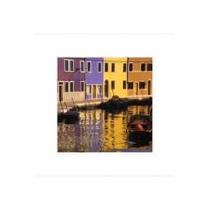AFFICHE - POSTER Venitian Colours - Venise - 40x40cm - AFFICHE - PO