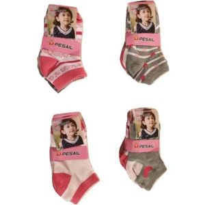 CHAUSSETTES Lot 12 paires socquettes enfant ,chaussettes filles 90% coton Multicolore 27/30