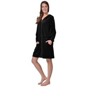 ROBE DE CHAMBRE RAIKOU Robe de chambre Femme velours capuche confo