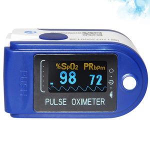 Oxymètre de pouls Pulox PO-200 bleu pour le doigt saturometre SpO2 pour  mesurer la saturation en oxygène du sang