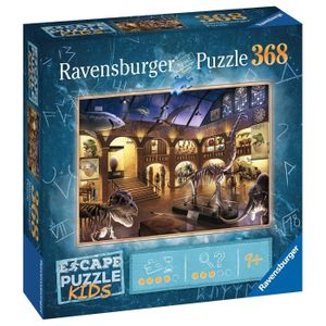 PUZZLE Escape puzzle Kids - Une nuit au musée - Ravensburger - Puzzle Escape Game 368 pièces - Dès 9 ans