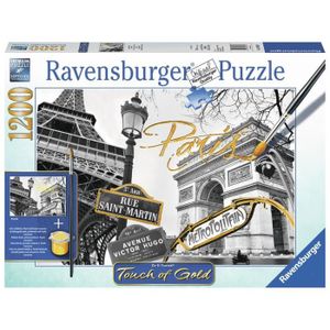 PUZZLE Ravensburger Puzzle Paris Doré Silhouette 1000 pcs
