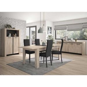 Salle A Manger Bois Clair Achat Vente Pas Cher
