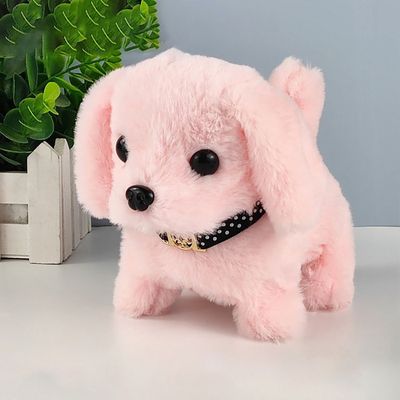 Chien Interactif électronique EKKONG – Peluche Qui Marche, Aboie Et Remue La Queue, Pour Enfants 3-6 Ans