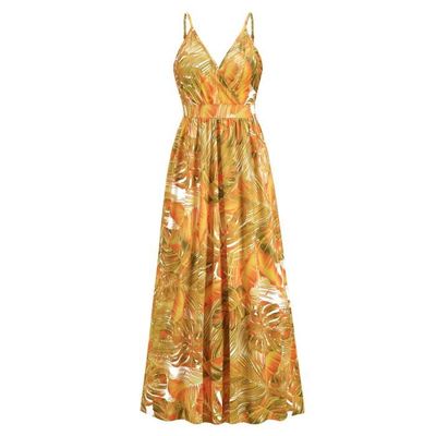 Robe sans manches Femme - Imprimé vert - Mode Avenue