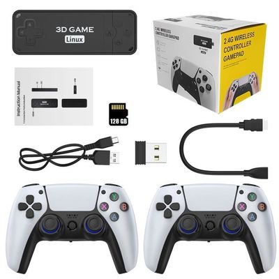 Retrowave G11 Pro - Console Rétro 4K Avec 120 000 Jeux Intégrés, 2 Manettes Sans Fil, Plug And Play HDMI - Cadeau Nostalgie Pour Gamer