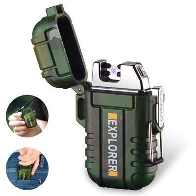 Briquet électrique à Arc Plasma USB Rechargeable - Anti-vent Avec écran LED Et Sécurité Renforcée - Idéal Pour Camping, Cadeau Homme Et Usage Quotidien