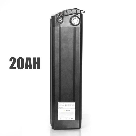 Batterie Vélo électrique 48V 20Ah - Pour Moteur 200W-800W - Avec BMS Et Chargeur - Étanche PVC - Dimensions 235x68x65mm