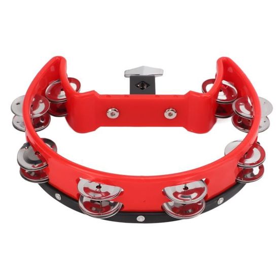 Pied Tambourin Shaker, Accompagnement Guitare Percussion Batterie Ensemble Métal Jingle Bell Accessoires D'instruments De Musique Facile à Utiliser(le