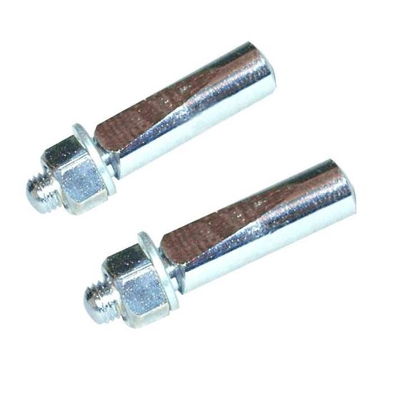 LOT DE 4 CLAVETTES DE PEDALIER VELO ANCIEN ...9mmx43mm...ANCIEN STOCK NEUF