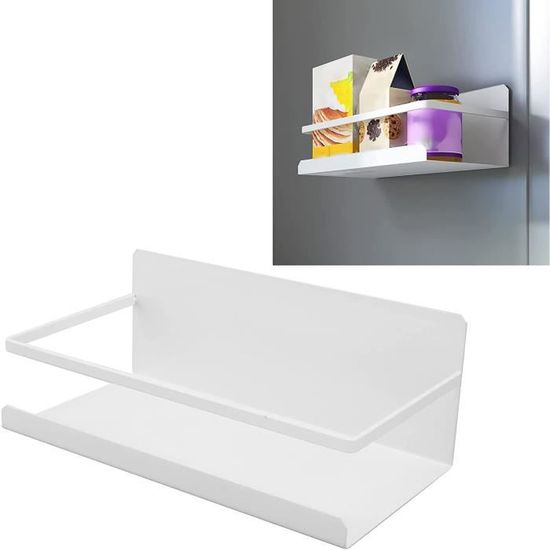 HABITELLO Tiroir Coulissant Extensible Organisateur Tiroir Cuisine Rangement Sous Evier Range-Épices En Métal Gain De Place Maximal, Largeur Réglable 32.5-50 Cm (Style A Noir, 2 Pièces