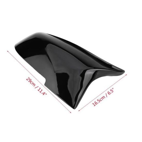 Coprispecchietto Retrovisore Per BMW Serie 1, 2, 3, 4, X1 - Nero Lucido/Opaco, ABS - Sostituzione Originale