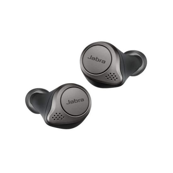 Jabra Elite 75t Écouteurs – Écouteurs Bluetooth à annulation passive du bruit avec longue autonomie pour des appels de qualité – San