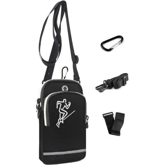 Sac à taille sport,Pochette pour téléphone portable ceinture réglable