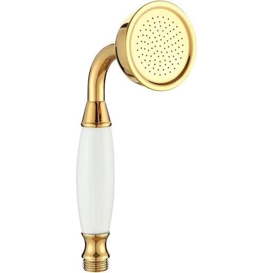 Pommeau de douche victorien et tuyau de 150 cm traditionnel en laiton
