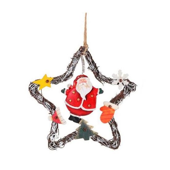 Kit DIY Carillons De Noël En Bois - 5 Carillons + 12 Pendentifs à Peindre - Loisir Créatif Pour Enfants