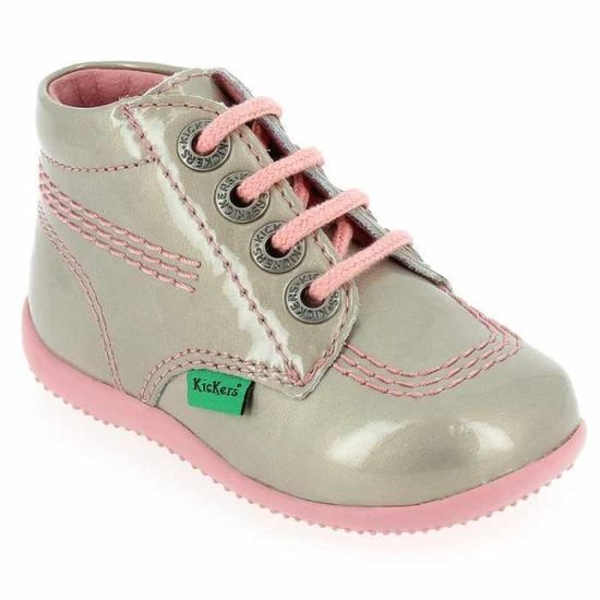 CHAUSSURES KICKERS BILLISTA Pointure 22 BEIGE METAL - Cdiscount