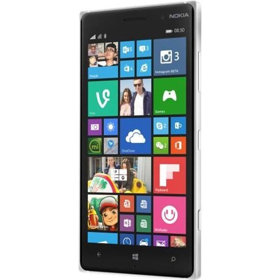 Nokia Lumia 830 Smartphone 4G LTE 16 Go microSDXC slot GSM 5" 1 280 x 720 pixels (296 ppi) 10 MP Windows Phone 8 orange vif