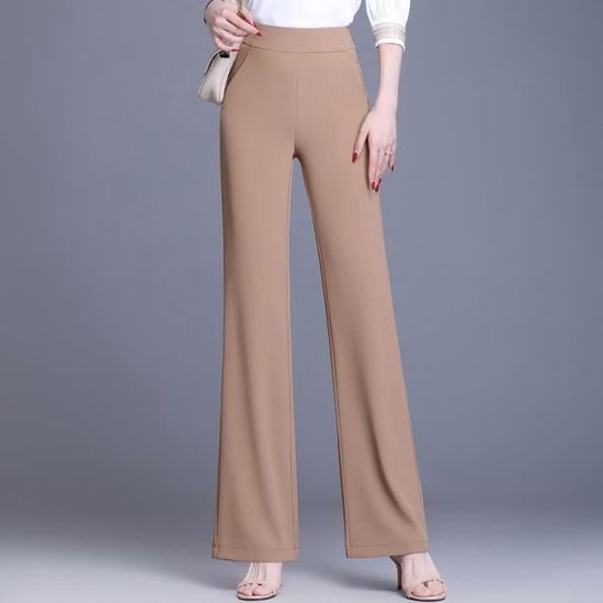 Le pantalon jersey ultra-extensible taille élastique Coupe : jambe Le pantalon jersey ultra-extensible taille élastique Coupe : jambe