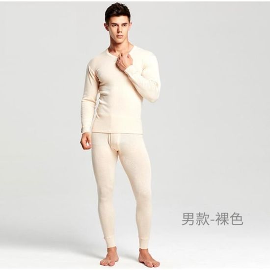 Sous-Vêtements Thermiques Laine Merino Unisexe Risalti - Ensemble Haut + Collant + Cache-Cou, Made In Italy