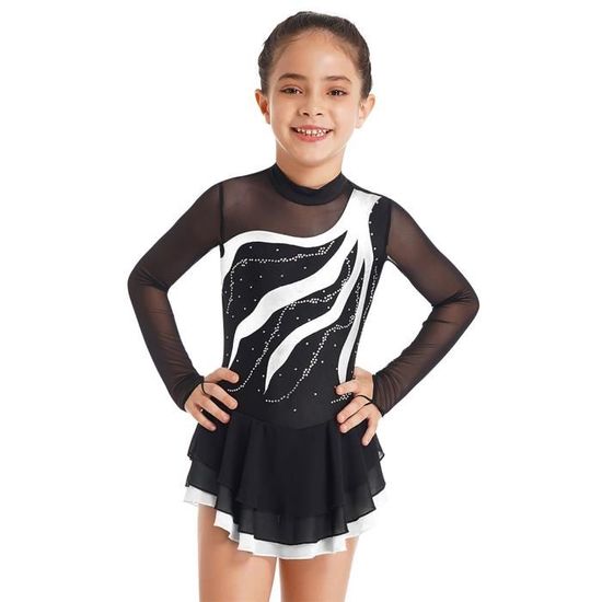 Justaucorps Manches Longues Elite Sportwear – Danse, Patinage, Gym – Taille L – Fille – Neuf Avec Défaut Léger