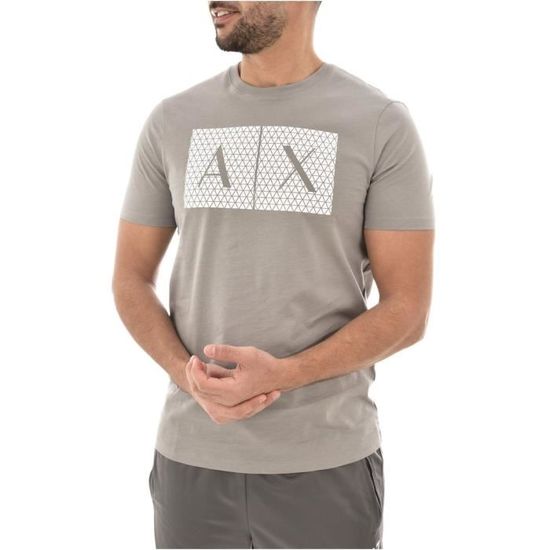 T-shirt Homme Graphique Gris Well Worn - Taille 5XL, 100% Coton, Motif Héraldique - Occasion Très Bon état