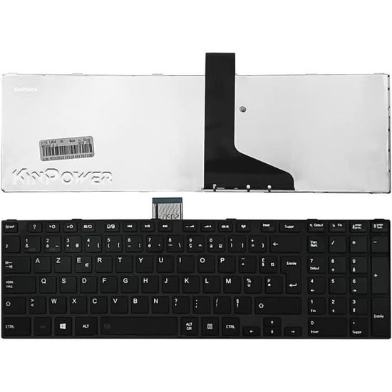 Clavier AZERTY Neuf Pour Toshiba Satellite Pro L670-10P - Noir - Compatible Original
