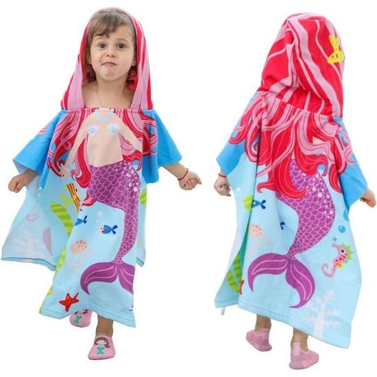 KAKU NANU Serviettes De Bain Pour Enfants, Motif Exquis, Peignoir De