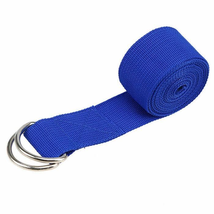 1x ruban de haute densité de yoga 320cm sangle extensible de yoga ceinture en D-ring bande d'étirement DS841