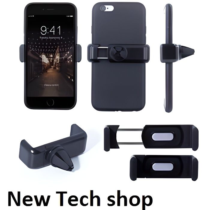 Universel voiture grille d'aération Fixation du support pour tous les téléphones