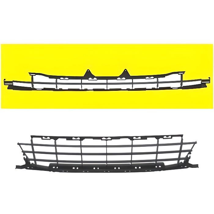 GRILLE DE PARE-CHOC AVANT >09 SPORT SUPERIEUR NOIR pour PEUGEOT - 207 - 3P-5P