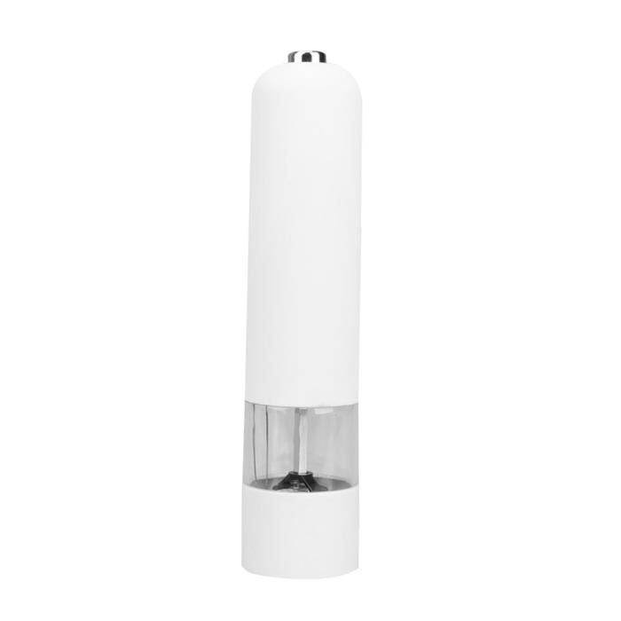 Blender,Électrique Automatique Moulin à Poivre et À Sel Lumière Poivre Épices Moulins à Grains De Meulage De - Type WHITE