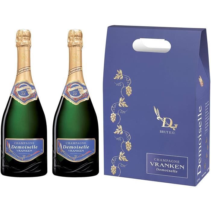 Champagne Vranken Demoiselle - E.O. Brut - Etui De 2 Bouteilles