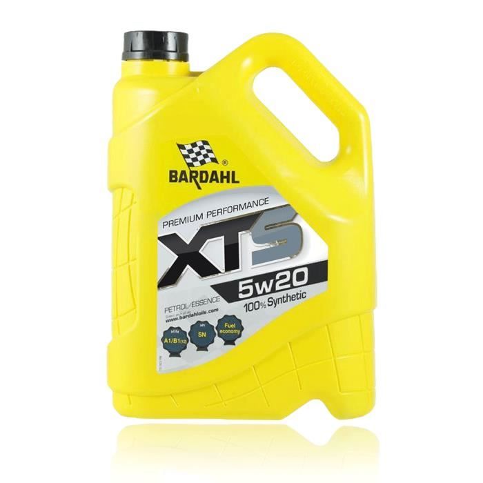 Huile 5w20 - XTS A1/B1-12, 100% synthèse - 5L - BARDAHL