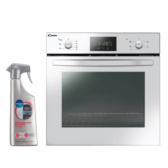 CANDY FOUR CATALYSE encastrable blanc 65L Multifonction Tournebroche