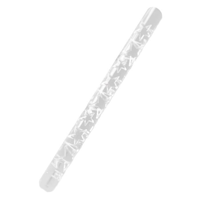Rouleau à Pâtisserie Acrylique Rouleau Anti-Adhésif pour Faire Biscuits Pâtisserie Pizza Facile à Nettoyer Étoile Footful