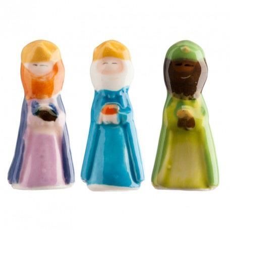 Lot 3 fèves Les rois mages DEK - Epiphanie Galette Gateau Feve Porcelaine - 397