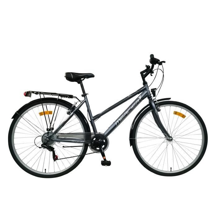 MERCIER SPORT - Vélo VTC 28- - Diva - Cadre Acier - 6 vitesses - Femme