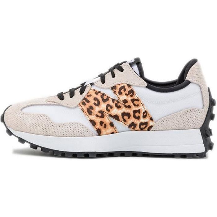 Basket New Balance - Réf. WS327-SD. Couleur : Gris, Blanc. Détails. - Tige en cuir avec un design en