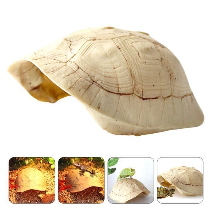 1pc Résine Terrain de poisson Aquarium Escalade Terrasse Abri Tortue brosse - gant de brossage - carde materiel de toilettage