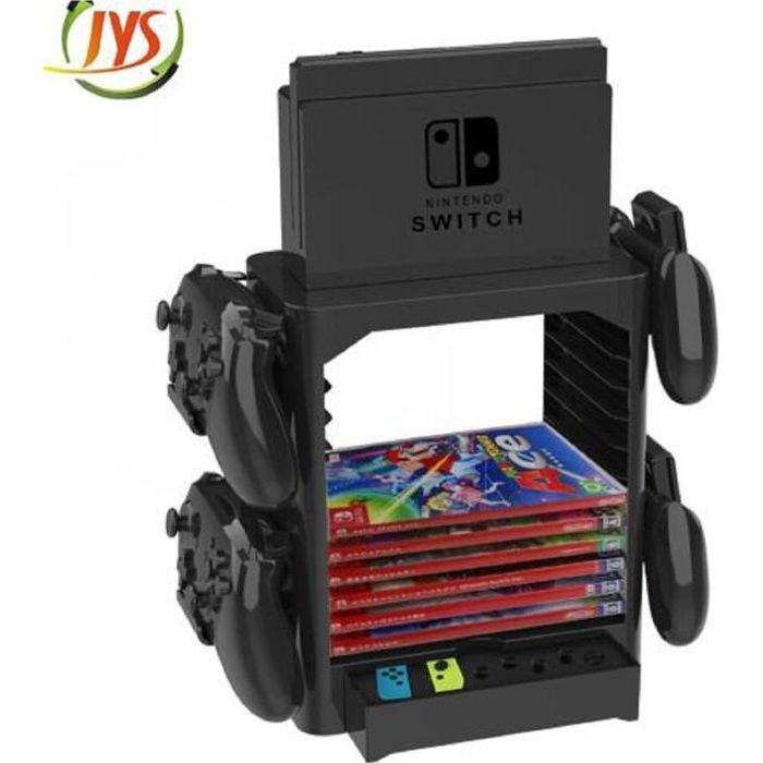 Support de tour de stockage de jeu multifonction support de stockage étagère de support pour contrôleur d'hôte de Console de disque