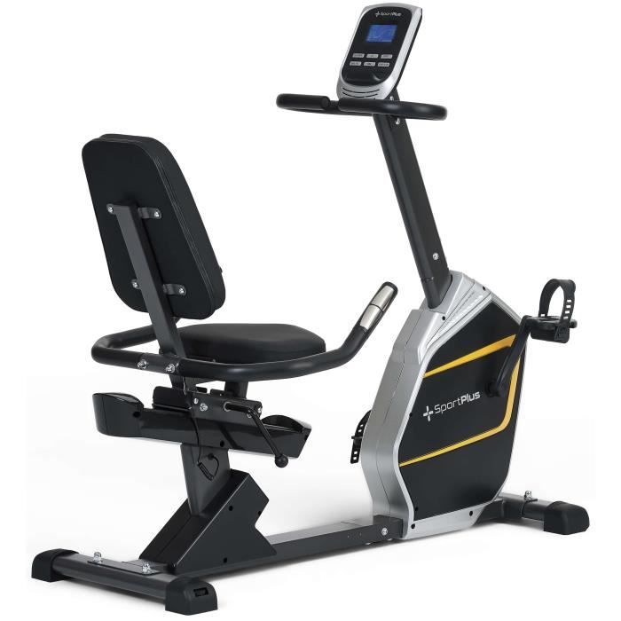 Vélo d'Appartement - Sportplus , SP-RB-9900-iE, Système de Freinage Magnétique, 24 niveaux de Résistance