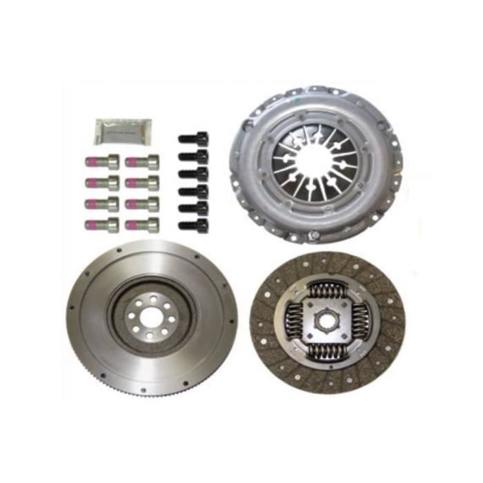 Kit d embrayage complet 3 pièces avec volant moteur rigide, Opel Corsa C 1.7 CDTI de 06/03 à 12/09