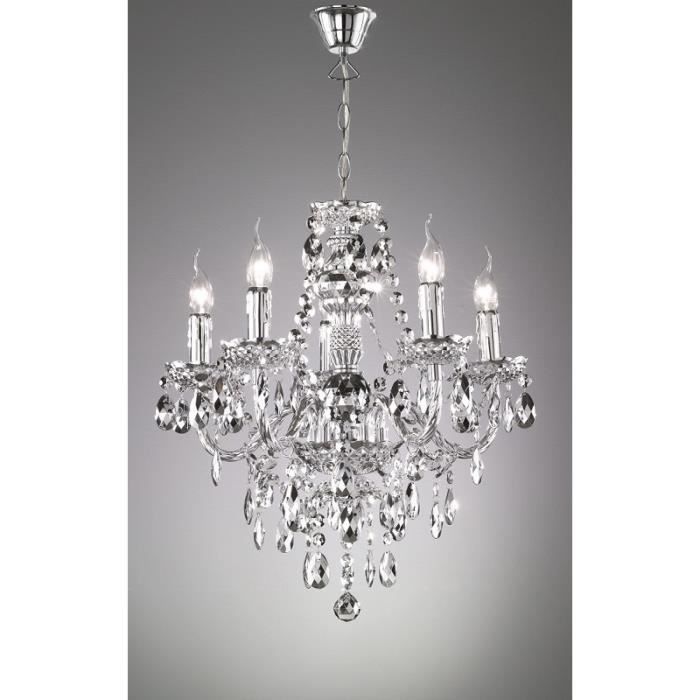Lustre baroque 5 Lampes